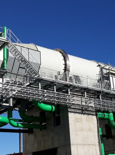 Tambour laveur Maguin assurant le nettoyage haute performance des matières premières industrielles